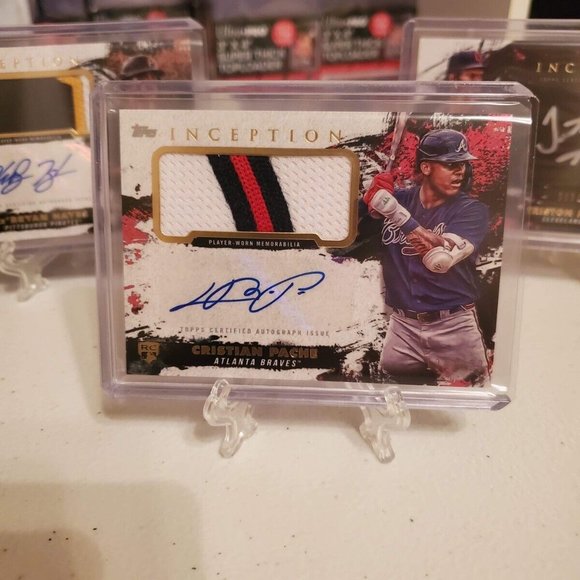 2021 Topps Inception CRISTIAN PACHE #APC-CP Rookie RC Patch Auto /120 Athletics - Picture 1 of 2